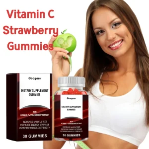 30pcs Vitamin C Strawberry Gummies