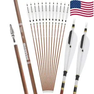 Arrows 12pcs 31 Inch Pure Carbon Spine 340-600