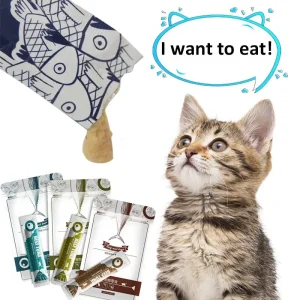 Cat Snacks, Cod, Tuna, Beef Protein .