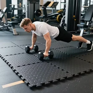 30x30cm 16 Pcs Interlocking Yoga Mat Home Gym Protective Mat EVA Foam Non Slip Flooring Indoor Fitness