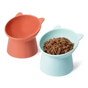 Raised Cat Feeding Bowls